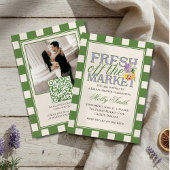 Fresh Off the Market - Gepersonaliseerde moderne b Fotoplaat