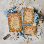 Invitation Vintage Orchard Botanical Wedding