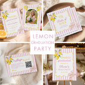 Freshly Graduated Lemon Graduation Address Etiket