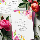 Invitation Printable Floral Bridal Shower Questions Game