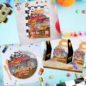 Papier Cadeau Fun Monster Truck Birthday Wrapping Paper