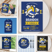 Invitation Fun Volleyball Kids Birthday