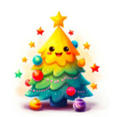 Carte de Noël Funny Tree