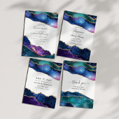Invitation Galaxie Agate Quinceañera
