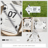 Poster Cadeau de capsule temporelle d'anniversaire de foo
