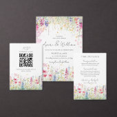 Save The Date Jardin Fleur Aquarelle Moderne Boho Mariage (Personnalisez la collection de ce créateur indépendant.)