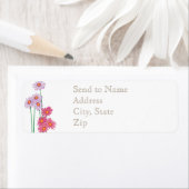 Collection Garden Party Étiquettes de adresse (En situation)