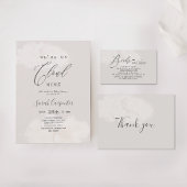 Genderneutrale cloud 9 Baby shower Kaart