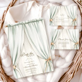 Cartons Réponse Baby shower de la partie de nidification neutre po