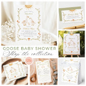 Carte D'accompagnement Baby shower vintage Déchets