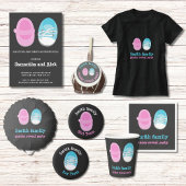 T-shirt chaussures bébé personnalisées genre révéler T-shi