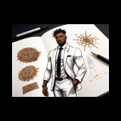 Dessous-de-verre Carré En Papier Fait l'un pour l'autre