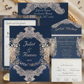 Carte Ruban & Dentelle Gettin 'Hitched - Plum
