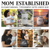 Mug Maman élégante script établi