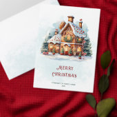 T-shirt En Tri-matière Maison de pain d'épices Noël (Personnalisez la collection de ce créateur indépendant.)