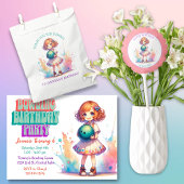 Sachets En Papier Bowling Party Fille's Anime Annime Personnalisé