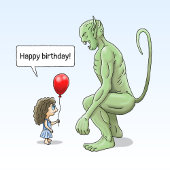 Carte Gros Troll Vert