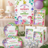 Invitation pour le 1er anniversaire de dinosaure d