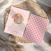 Assiettes En Carton Girly Cute Pink Bunny Cake Girls Birthday