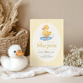 Invitation Girls Duckling Puddle Summer Birthday