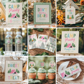 Serviette En Papier Serviettes de la Fille de Camping Party