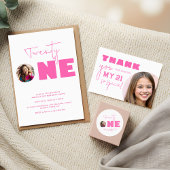Serviette En Papier Girly Hot Pink Bold Typographie 21e fête d'anniver