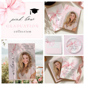 Elegant Pink Bow Menu