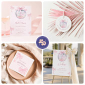 Serviette En Papier Fille Vaches roses Élégante Fête des mariées