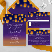 Carte de boîtier Mariage pour lanternes lumineuses