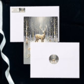 Paillasson Porte de Noël Or Reindeer (Personnalisez la collection de ce créateur indépendant.)