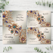 Elégant Joyau en Or Fleurs Drapeau de Bunting (Personnalisez la collection de ce créateur indépendant.)