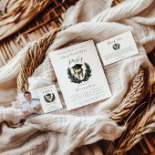 Invitation Gold Laurel Tooth Graduation Party