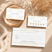 Elégant Beauté Gold Sunburst Nomination Book