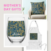 Pull À Capuche Golden Blue Elegance