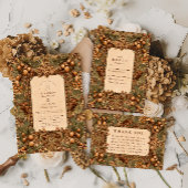 Invitation Golden Oak Forest Wedding