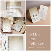 Golden Rain String Lights Gepersonaliseerd Mini Klembord