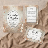 Save The Date Forêt Enchantée Mariage Rosewood Doré (Personnalisez la collection de ce créateur indépendant. )