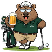 Balles De Golf Wombat australien effronté
