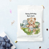 Papier Cadeau Golfer 2e anniversaire
