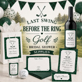 Invitation Douce Mariée Rose Gingham Vert Arche Golf