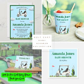 Serviette En Papier Trou Dans Un Baby shower De Golf