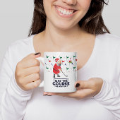 Cartes Pour Fêtes Annuelles Le Père Noël Golfer à Noël Mai Cours H