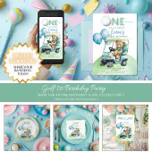 Serviette En Papier Trou Dans Un Garçon De Golf Premier Anniversaire J