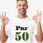 Golffeest 50e verjaardag Save the Date voor golfer Kaart