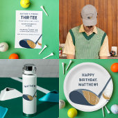 Invitation Custom Thir-Tee Par-Tee Golf Themed Birthday