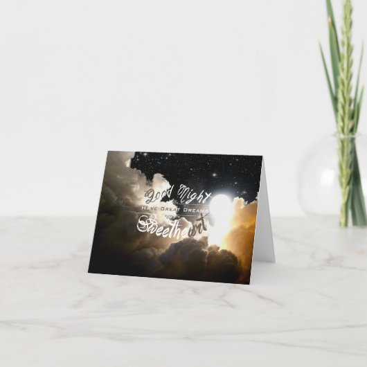 Collection GoodNight - Carte pour notes (Devant)