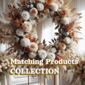 Raquette De Ping Pong Boho Citrouille Pampas Grass Fête des mariées élég