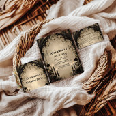 Gothic Cathedral Arch Birthday Invitation