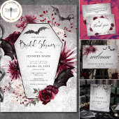 Invitation Rustique Gothique Jusqu'À La Mort Do Us Fête des m