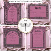 Cartons Réponse Gothique Noir Bourgogne Médiéval jusqu'à la mort M